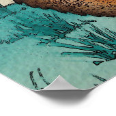 ブラウンバニー新生児情報写真 ポスター (角)