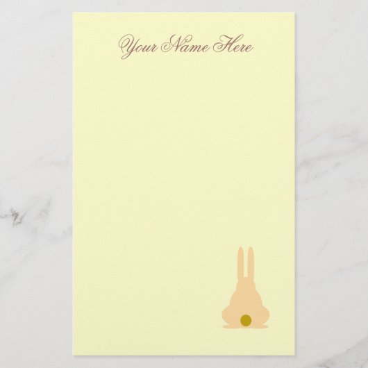 ブラウンバニー 便箋 (正面)