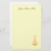 ブラウンバニー 便箋 (正面/裏面)