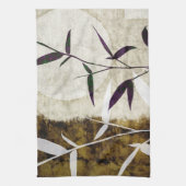 ブラウンバンブームーン紅葉 キッチンタオル (縦)