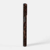 ブラウンバーク迷彩柄 iPhone 15ケース (右側面)