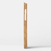 ブラウンバーラップサック：テクスチャ付き布の背景 Case-Mate iPhoneケース (裏面 / 左)