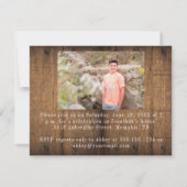 ブラウンバーンウッド3写真卒業パーティー 招待状 (裏面)