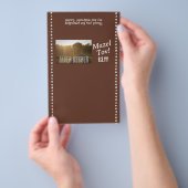 ブラウンバー（ユダヤ教の）バル・ミツバーチョコレートキャンディバーラッパ チラシ (ハンドル)