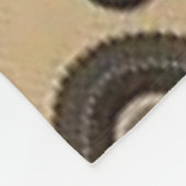 ブラウンパズリーカスタムフリースブランケット フリースブランケット (角)