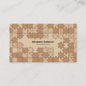 ブラウンパズル 名刺 (正面)