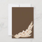 ブラウンパンパスグラステディベアサンキューカード サンキューカード (裏面)