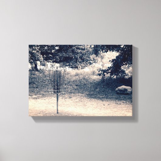 ブラウンパークバスケット#18 キャンバスプリント (正面)