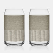 ブラウンパーソナライズされた自然カキセット ガラス缶 (裏面)