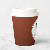 ブラウンビジネスコーヒー紙カップ 紙コップ (正面)