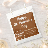 ブラウンビジネスブランド，セントパトリックの日，紙バッグ フェイバーバッグ (クリップ留めされた状態)