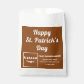 ブラウンビジネスブランド，セントパトリックの日，紙バッグ フェイバーバッグ (正面)