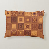 ブラウンピロークッション アクセントクッション (裏面)