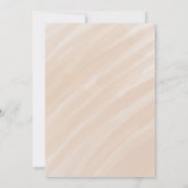 ブラウンピンクグリーンオーキッドボホユーカリ結婚プス セーブザデート (裏面)