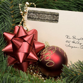 ブラウンピースアンドジョークリスマス ラベル