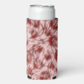 ブラウンファブリックテクスチャファーデザイン-19797 スリム缶クーラー (Seltzer正面)