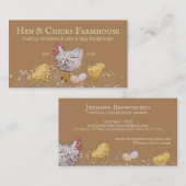 ブラウンファームハウス素朴チクズヘンファーム 名刺 (正面/裏面)