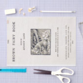 ブラウンフェアリーの本のヴィンテージタイトルページ 薄葉紙 (クラフト)