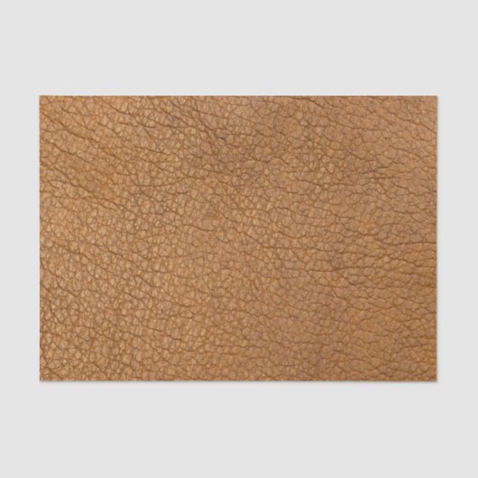 ブラウンフェイクアリゲーターレザープリント 薄葉紙 (正面)