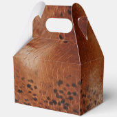 ブラウンフェイクレザー結婚ズ フェイバーボックス (裏面)