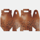 ブラウンフェイクレザー結婚ズ フェイバーボックス (見開き)