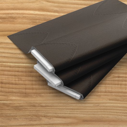 ブラウンフェイクレザー表皮 ファブリック