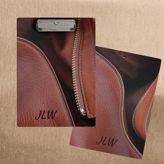 ブラウンフェイクレザー解凍 クリップボード