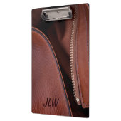 ブラウンフェイクレザー解凍 クリップボード (左)