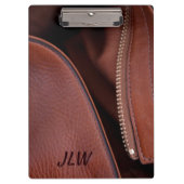 ブラウンフェイクレザー解凍 クリップボード (正面)