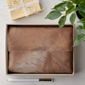 ブラウンフェイクレザー 薄葉紙 (ギフト)