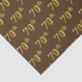 ブラウンフェイク金ゴールド70番目(70番目)イベント 薄葉紙 (詳細)