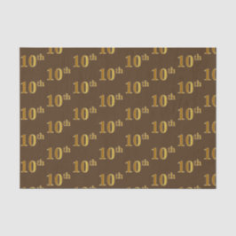 ブラウンフェイク、金ゴールド10位（10位）イベントティッシュペーパー 薄葉紙