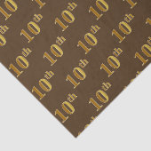 ブラウンフェイク、金ゴールド10位（10位）イベントティッシュペーパー 薄葉紙 (詳細)