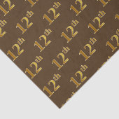 ブラウンフェイク、金ゴールド12位(12位)イベントティッシュペーパー 薄葉紙 (詳細)