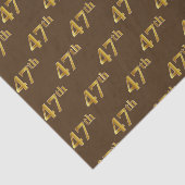 ブラウンフェイク、金ゴールド47位(47位)イベント 薄葉紙 (詳細)