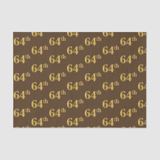 ブラウンフェイク、金ゴールド64位（64位）イベント 薄葉紙 (正面)