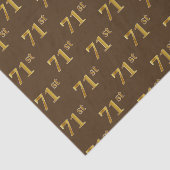 ブラウンフェイク、金ゴールド71位(71位)イベント 薄葉紙 (詳細)