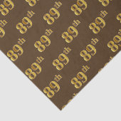 ブラウンフェイク、金ゴールド89位（八十九位）イベント 薄葉紙 (詳細)