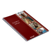 ブラウンフォトブース – トレンディーモダン パーソナライズされた ノートブック (右側)