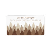 ブラウンフォレストレンジウッドランド結婚ズ ラベル (正面)