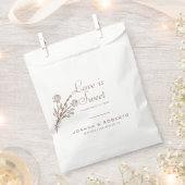 ブラウンフォーマルバラフローラ愛は甘結婚い フェイバーバッグ (クリップ留めされた状態)