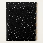 ブラウンフクロウかわいらしズアイズブルーネックレスムーンスターズ プランナー手帳 (裏面)