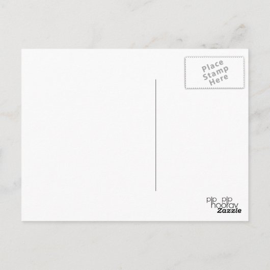 ブラウンフクロウレースと花ミックスメディアアート ポストカード (裏面)