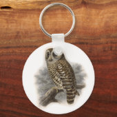 ブラウンフクロウ キーホルダー (正面)
