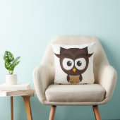 ブラウンフクロウ クッション (椅子)