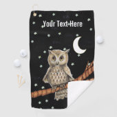 ブラウンフクロルゴールデンアイズネックレスオンブランチムーンスター ゴルフタオル (インサイチュ)