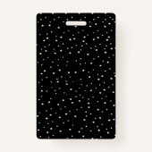 ブラウンフクロルゴールデンアイズブルーネックレススターズムーン バッジ (裏面)