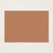 ブラウンフラワーズサンキュー結婚式の引き出物ギフトラベル (裏面)