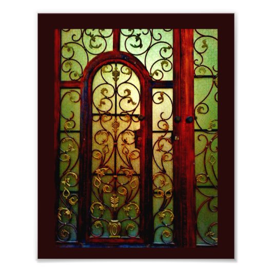 ブラウンフローラ フォトプリント            (正面)