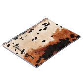 ブラウンブラッククリームコウィド ノートブック (左側)